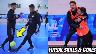 Lionel Messi Futsal Skills & Goals In Argentina Training Session