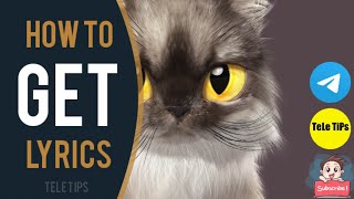 How To Get Lyrics Easily On Telegram | Latest Full Tutorial