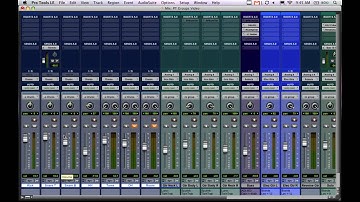Using Groups in Pro Tools