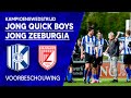 Voorbeschouwing Quick Boys O-21 - Jong Zeeburgia O-21 | Piet van Duijn & Matthijs Heeringa