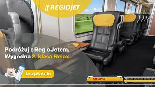 Zrelaksuj Się W Pociągu Klasy Relax Regiojet Wjeżdża Na Polskie Tory
