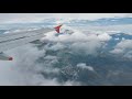 Hermoso aterrizaje entre montañas ancestrales. Avianca Bogota - Pasto Agosto 21 de 2021