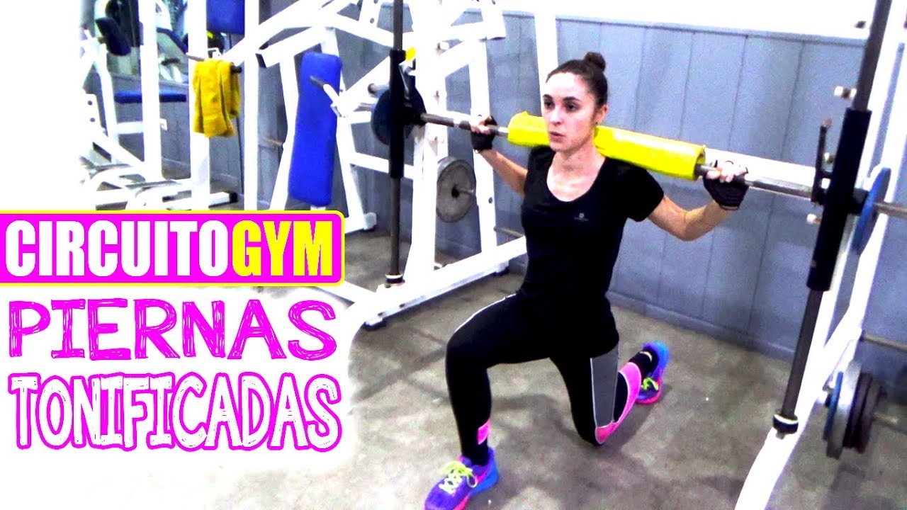 Rutina para tonificar piernas en el gym