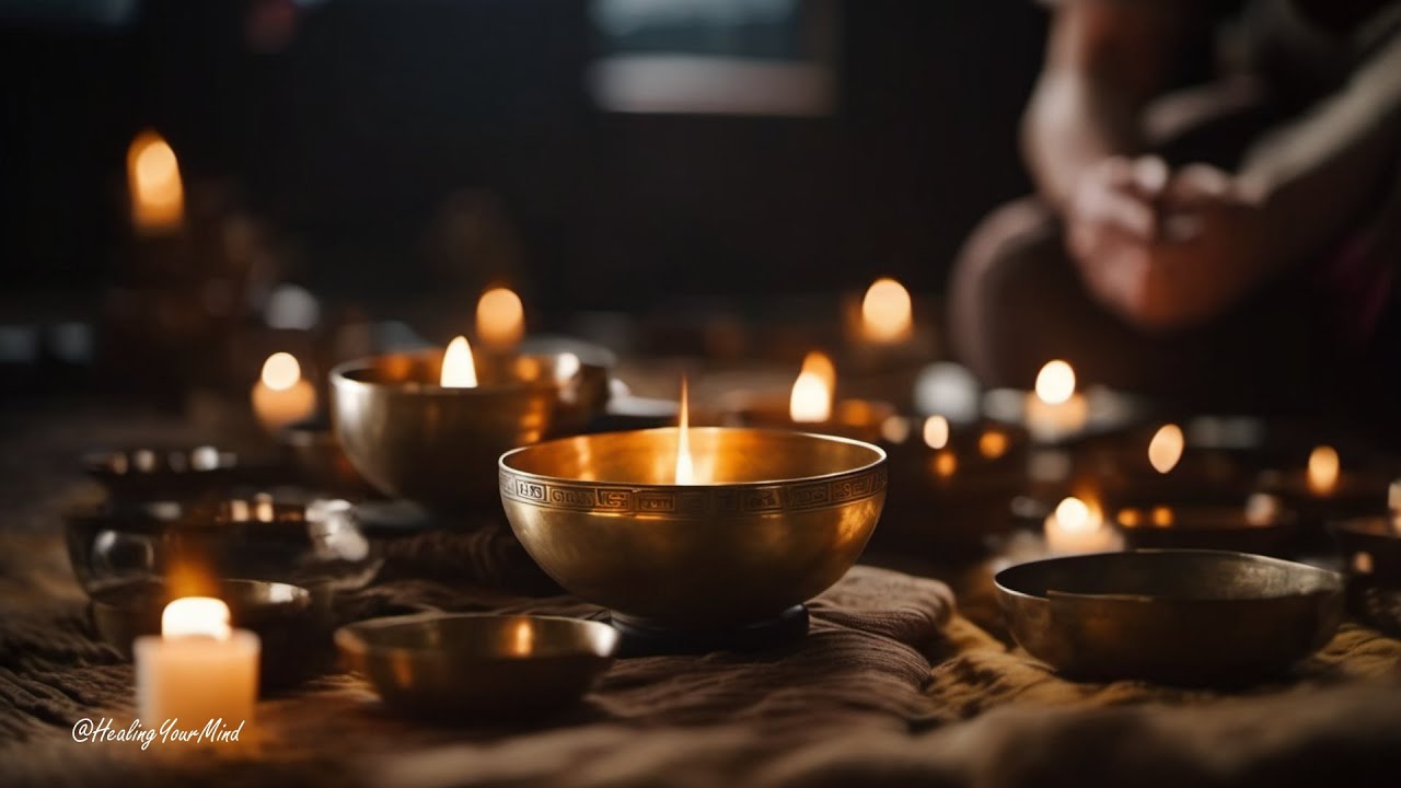 528Hz - Tibetan Singing Bowl, Powerful Healing Sound, Meditation Music ...