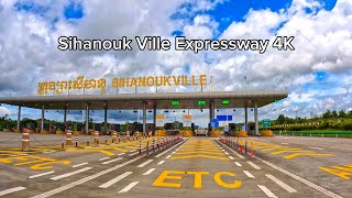 New expressway built by China benefits Cambodia 2025, Sihanouk Ville to Kompong Seila | 4K HDR 60fps