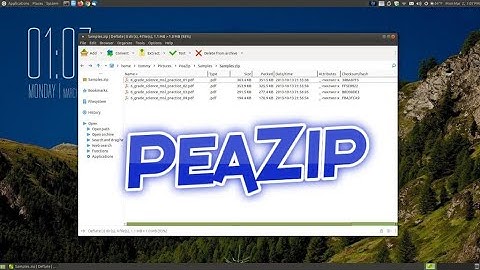 PeaZip: A Cross Platform File Archiver Utility