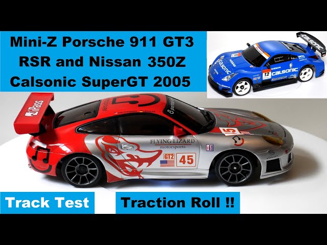 Kyosho Mini-Z Porsche 911 RSR Swap to Nissan 350Z Calsonic SuperGT