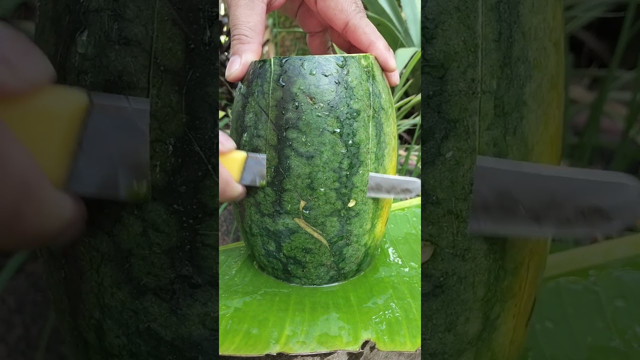 Watermelon Smooth Slice 🍉 | ASMR Fruit Cutting 