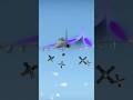 Watch a Jet Drop Bombs with Stunning Purple Trail!
