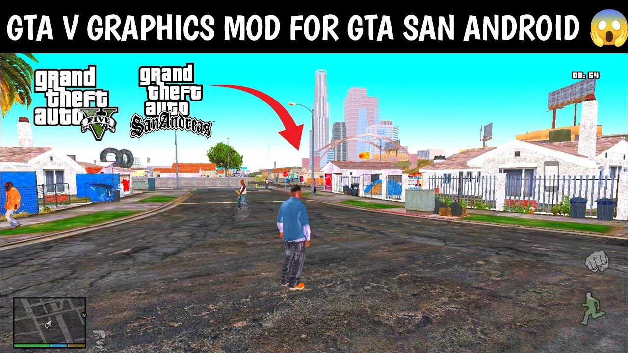 GTA V GRAPHICS MOD FOR GTA SAN ANDROID 😱 || HOW TO DOWNLOAD GTA V MOD 