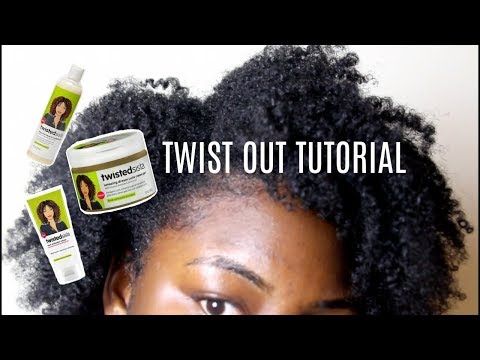 Twist Out Tutorial On Type 4 Hair Ft Twisted Sista Products