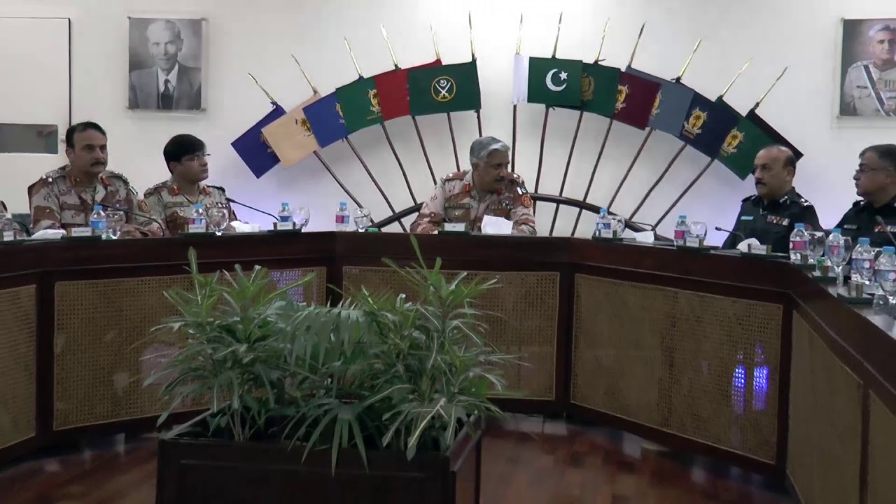 Karachi: Meeting on Law and order situation