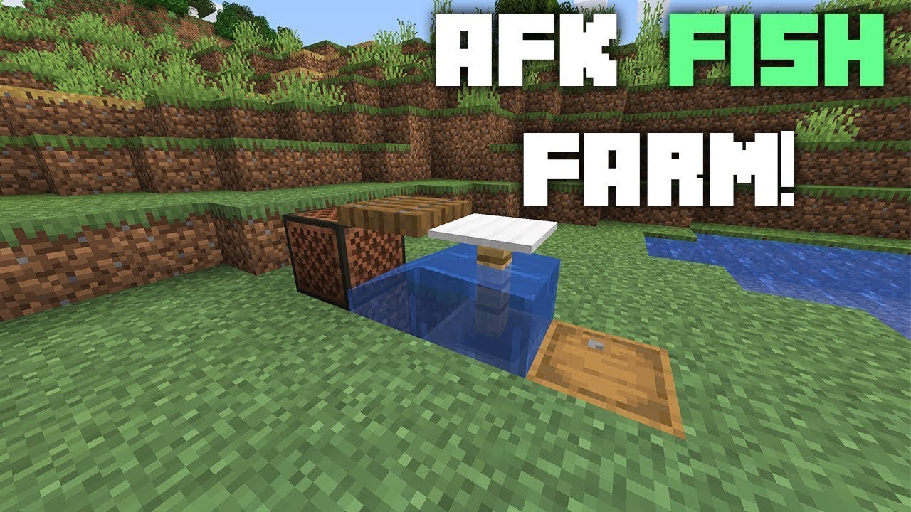 how to make afk fish farm 1.15.2