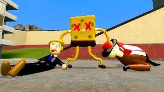 CURROPTUD SPONG BOHB vs 3d sanic clones meme and other in garry's mod