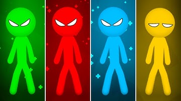 Stickman Random MINIGAMES Tournament - Stickman Party 1 2 3 4 Player Gameplay 2023 IOS