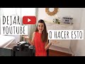 Dejo YouTube? que hago finalmente? OS CUENTO TODO