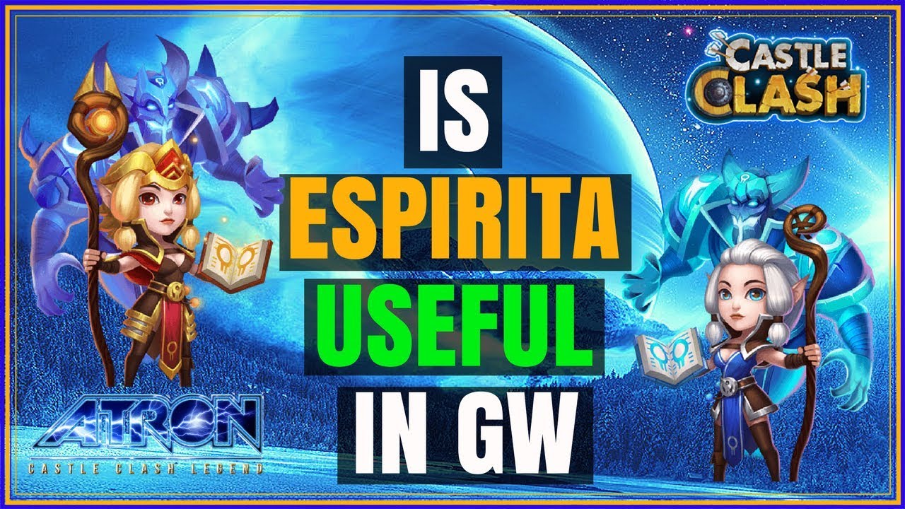 RONIN BOMBING WITH NEW HERO ESPIRITA + MIKE + ATLANTICORE - CASTLE CLASH