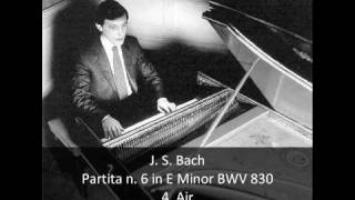 J. S. Bach - Partita n. 6 in E Minor BWV 830 - 4. Air (4/7)