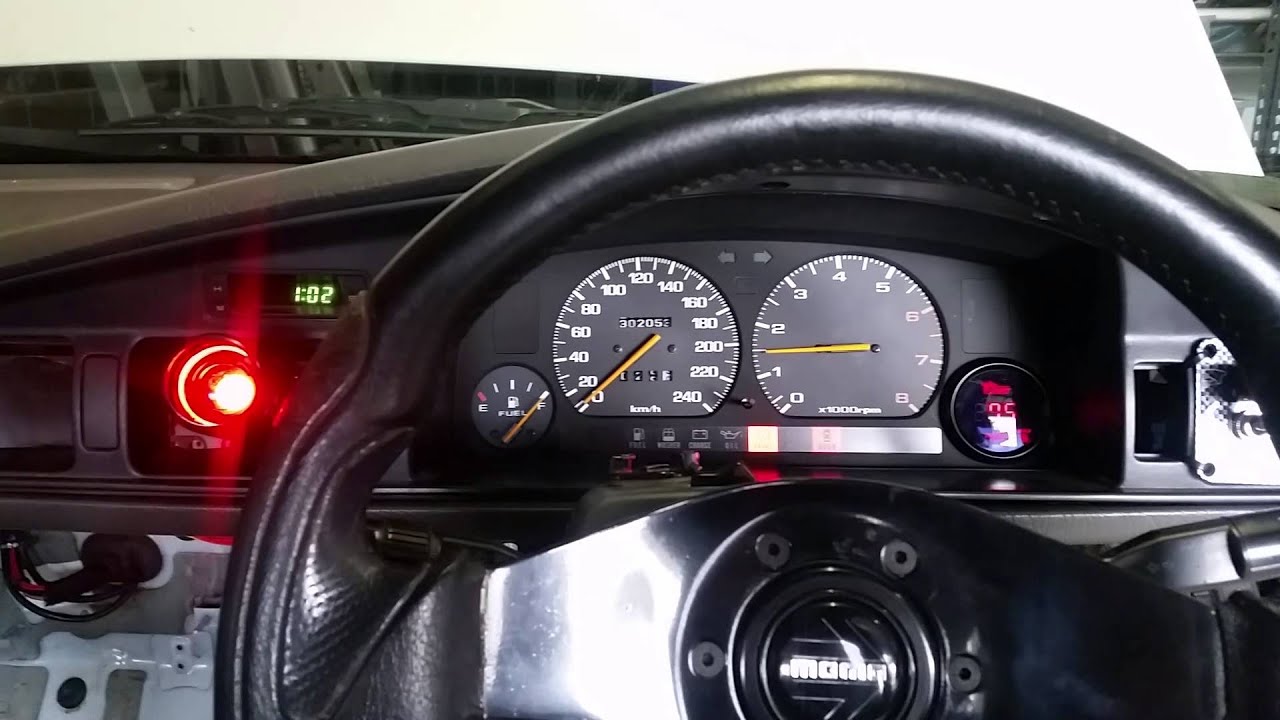 Mazda MX6 race car shift light test YouTube