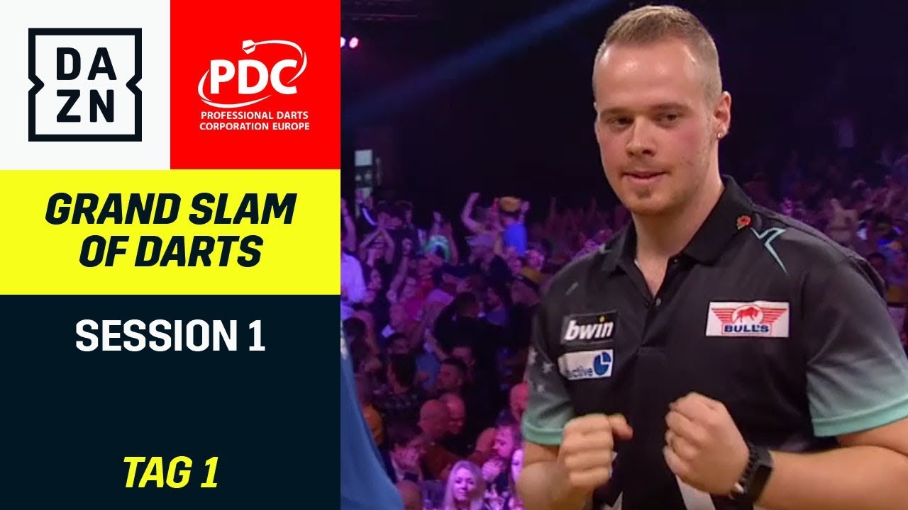 Max Hopp, Rob Cross und Co. starten in Aldersley Grand Slam of Darts
