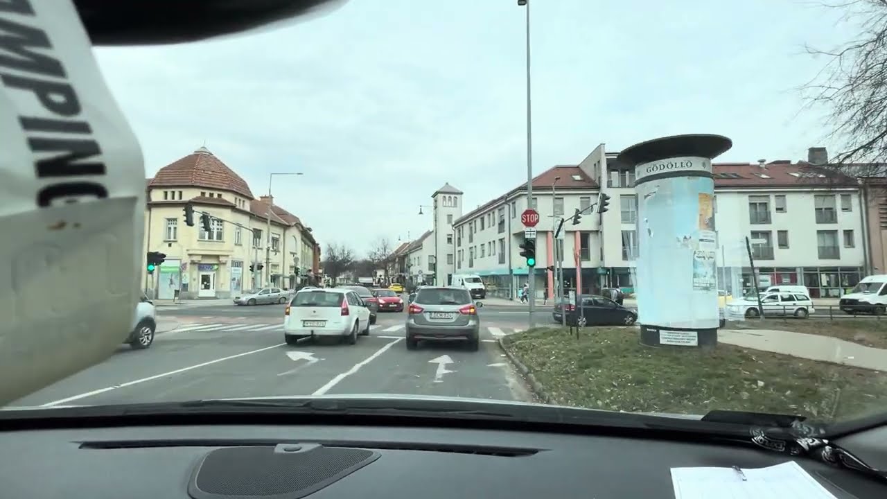 Vivi màsodszor vezet Gödöllőn..Forgalmi óra#vezetnitanulunk#autósiskola #jogsi#drivinglesson