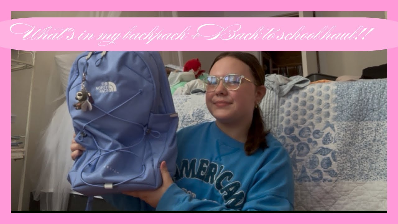 WHATS IN MY BACKPACK + BACK TO SCHOOL HAUL (8TH GRADE) 2025!!! 💕✏️📚🏫