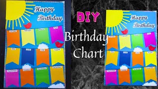 How To Make Birthday Chart For Classroom | DIY Birthday Chart | Classroom Decor  @craftthebest1