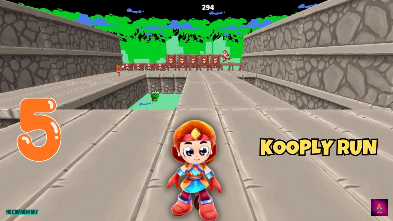 Wonder Girl in Zippy Twril  | Kooply Run: Adventure Dash Gameplay