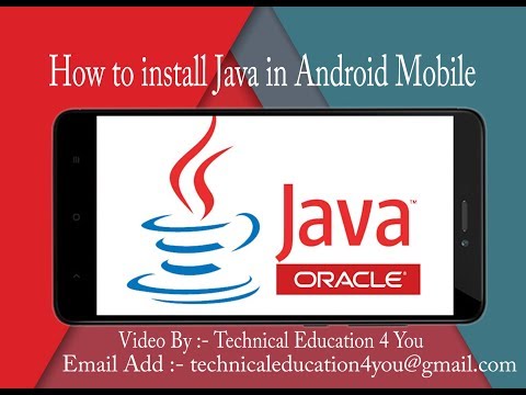 How to install Java in Android Mobile in Hindi || जावा को  एंड्राइड मोबाइल मैं कैसे इनस्टॉल करैं