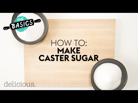 Making Caster Sugar Is Literally This