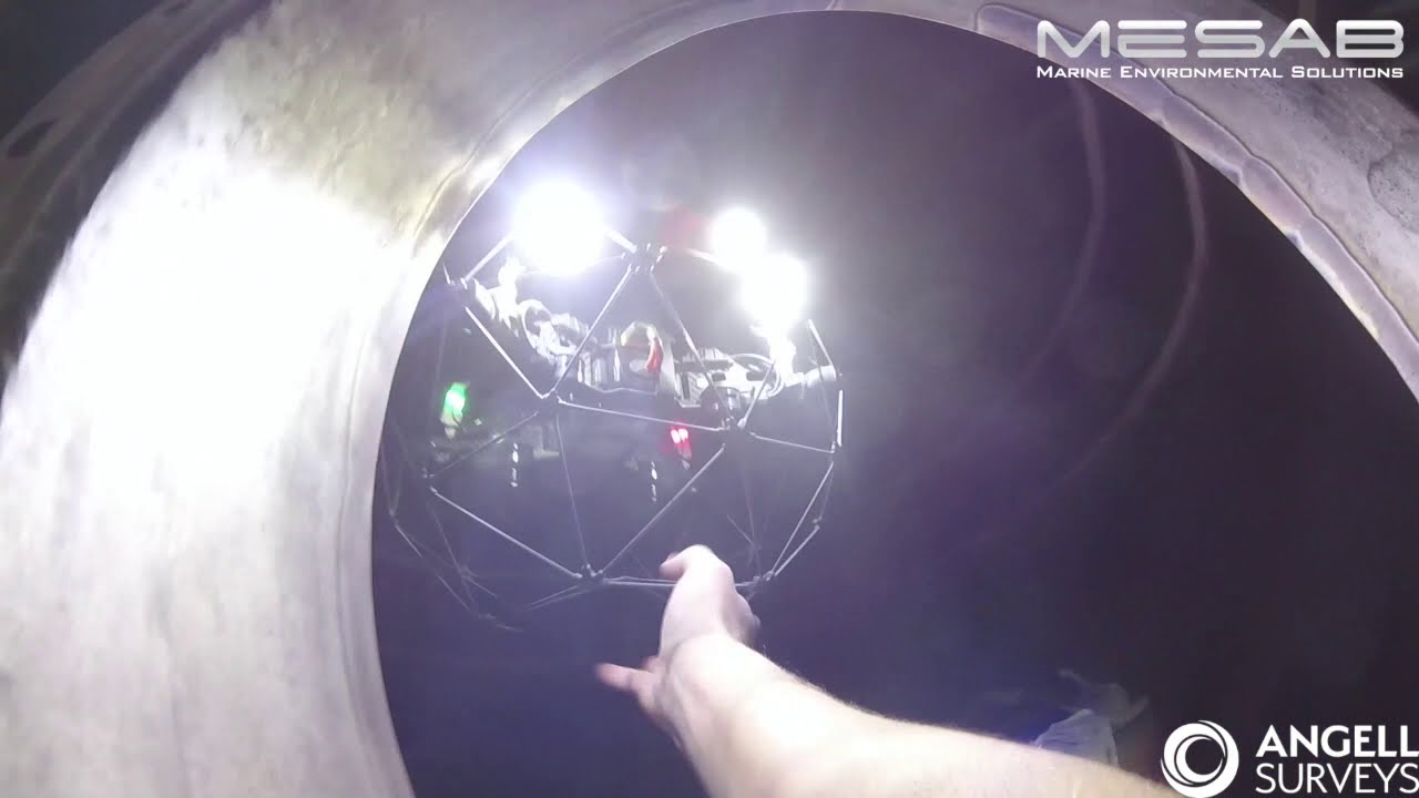 Elios 2 Inspection of Cruise Ship Exhaust