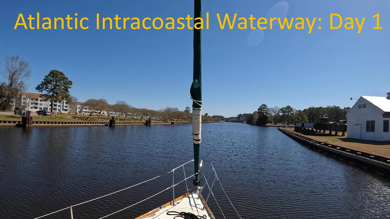 Путешествие по Атлантическому внутрибереговому водному пути (ICW) на парусной лодке, День 1: Порт...