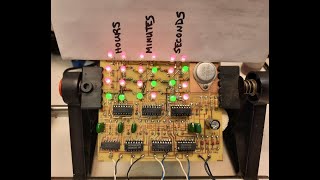 Popular Electronics Project - January 1991 - Binary Clock