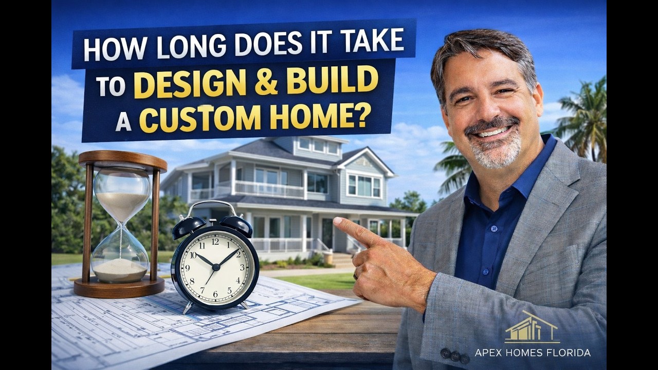 How Long Should Your Custom Home Project Timeline Really Be? | Apex Homes Florida