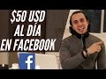 $50 Dólares al día consiguiendo clientes en Facebook