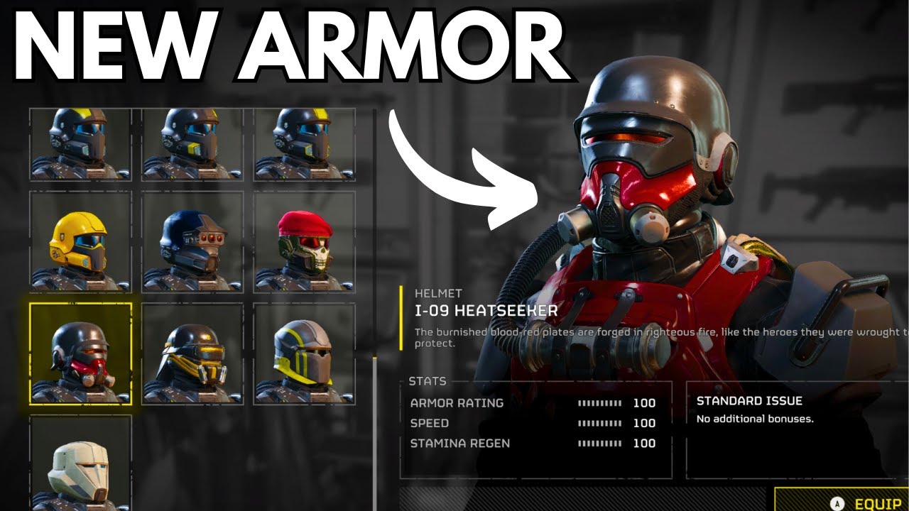 First Look at NEW ARMOR in Helldivers 2 - YouTube