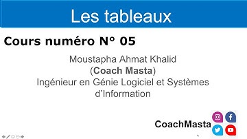Algorithmique et python N°05 : Les tableau