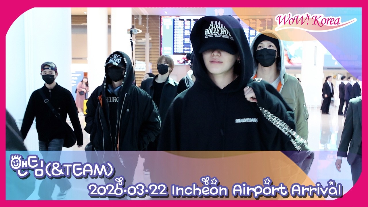 4K] &TEAM: Sculpturally handsome men transform their arrival into