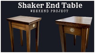 Shaker End Table  |  Weekend Shop Project