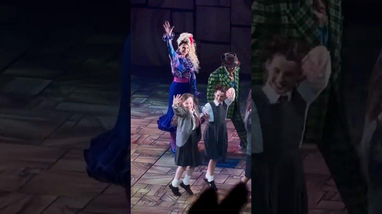 Their very first show 💙 Opening night of Matilda UK tour curtain call