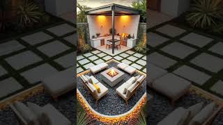 Dirty Place to Luxury Outdoor Sitting | Backyard Makeover | Amazing Transformation #viral