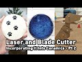 Laser Cutting Through Wax Resist (or, attempting to)