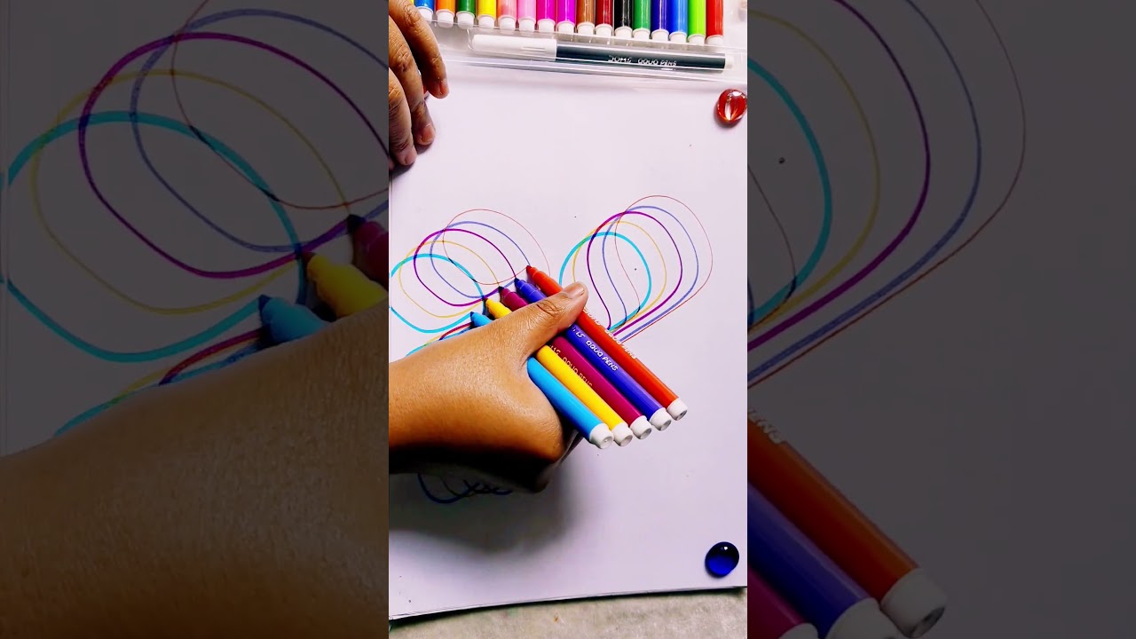 🧐kuch unique ll Creativity Allah name Arabic Calligraphy Art #shortsfeed