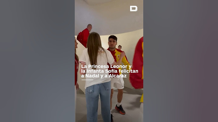 La Princesa Leonor y la Infanta Sofía saludan a Nadal y a Alcaraz #eldebate #paris2024