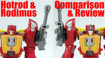 Titans Return Chaos on Velocitron Rodimus Prime Review and Comparison