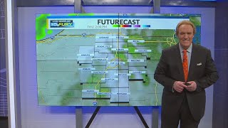 Increasing clouds and still warm this afternoon