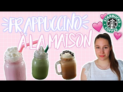 J'AI TESTÉ 5 RECETTES DE FRAPPUCINOS STARBUCKS! | Amélie Barbeau
