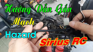 Hướng Dẫn Gắn Mạch Hazard Kết Hợp Passing Công Tắc Đèn Trợ Sáng Cảm ứng