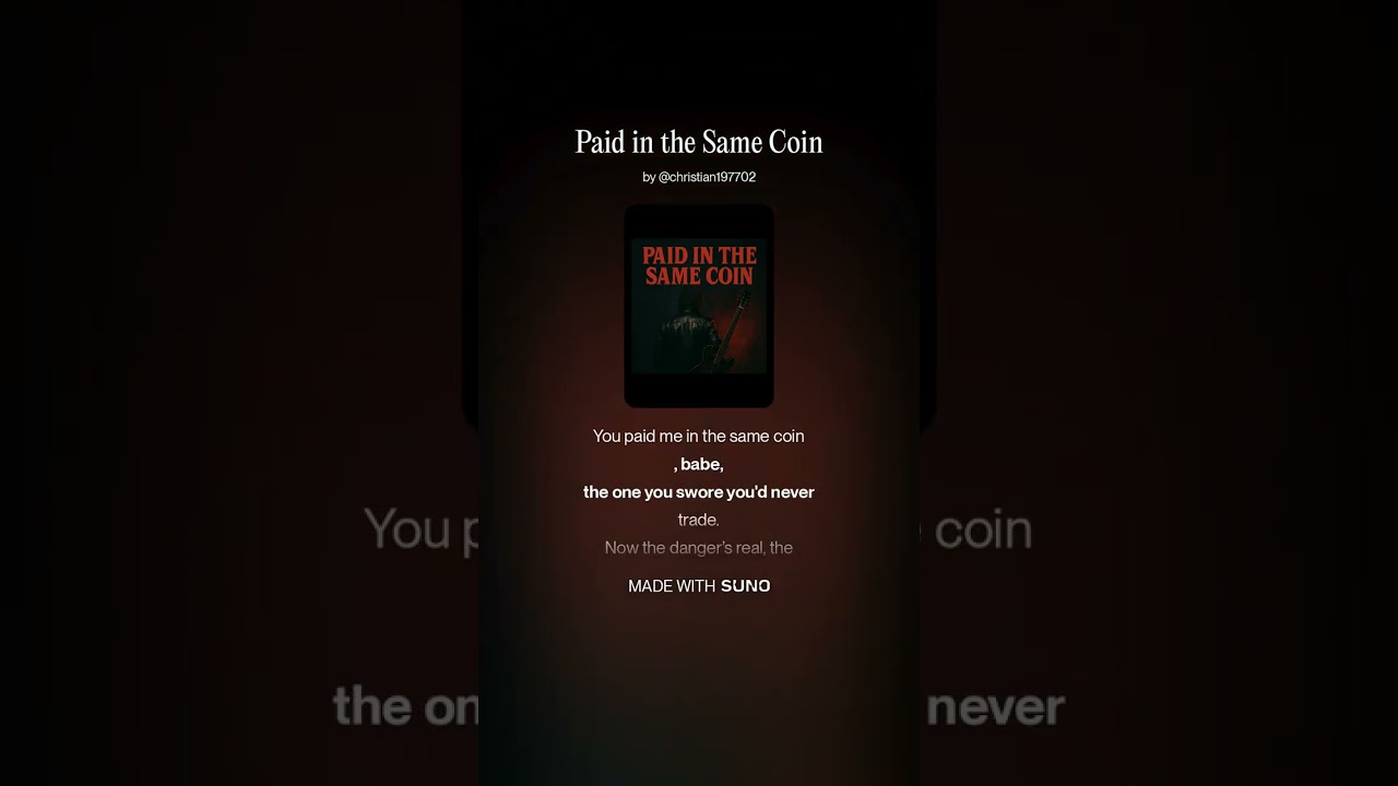 Paid in the Same Coin