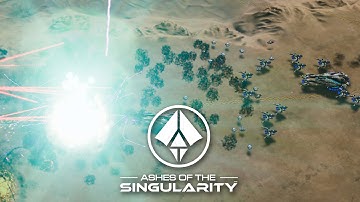 Ashes of the Singularity 2vs2 - THOUGH COMBAT Multiplayer Gameplay